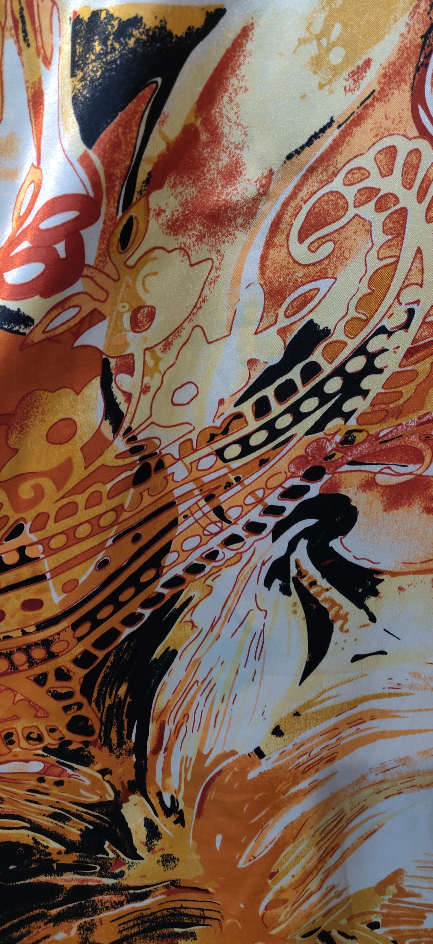 Sante Classics Sunset Orange Caftan