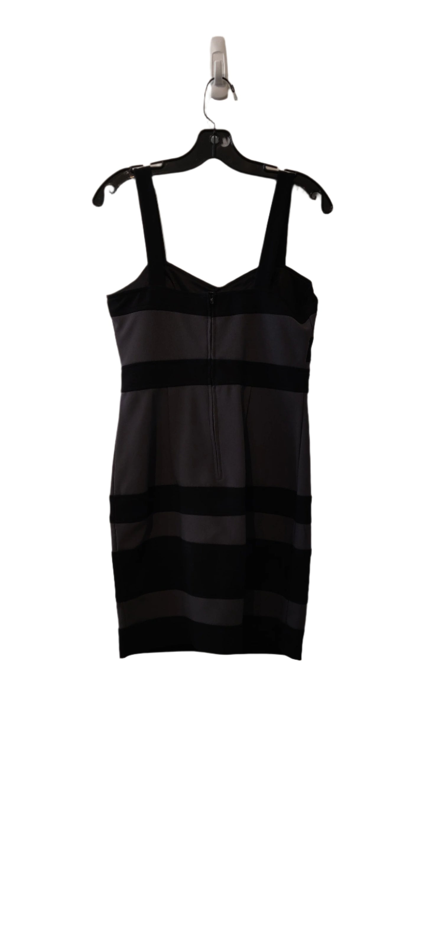 BCX Dress Gray And Black Body Con Bandage