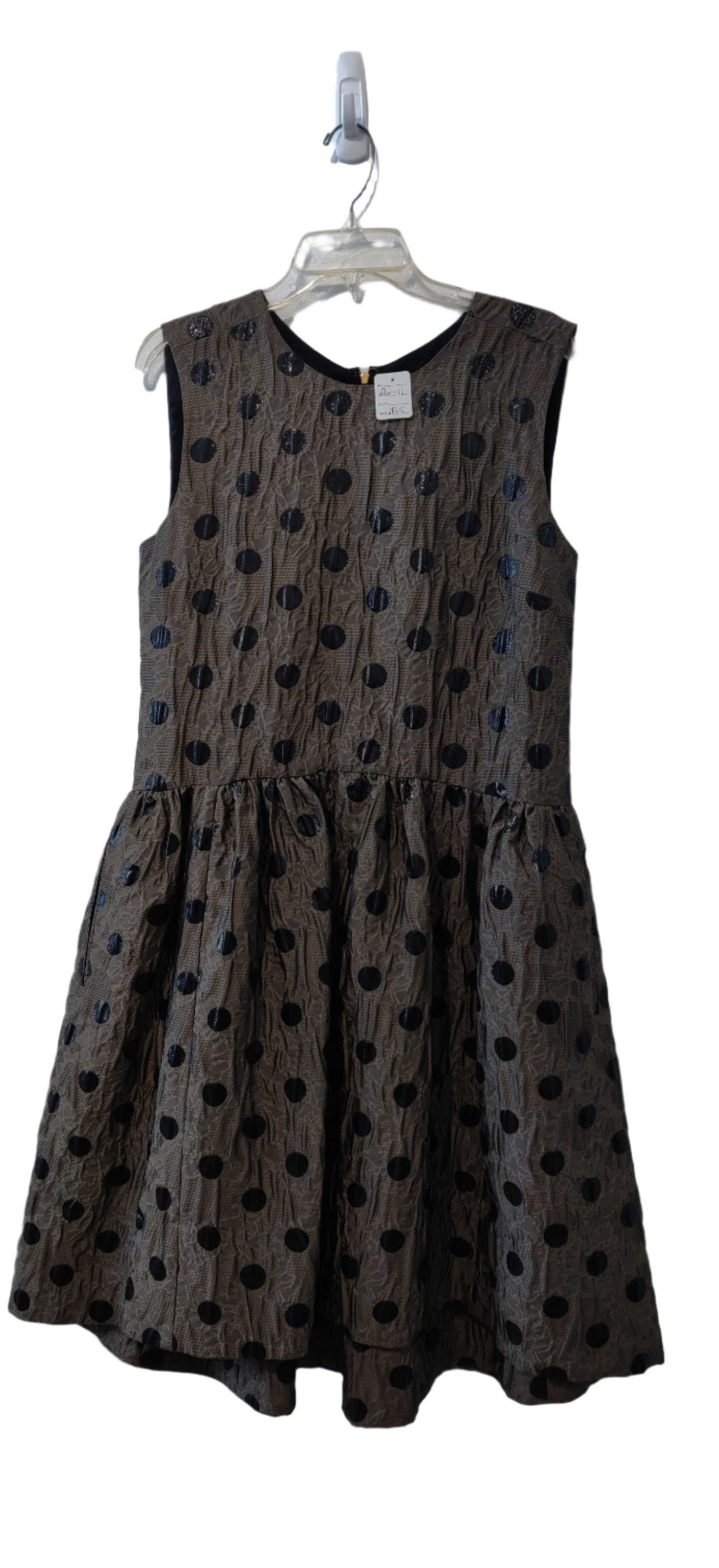 Marc Jacobs Brown Polka Dot Midi Dress