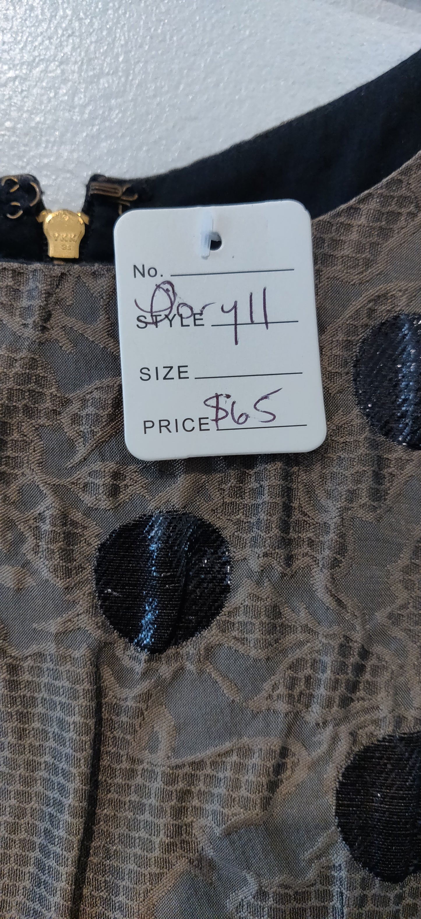 Marc Jacobs Brown Polka Dot Midi Dress