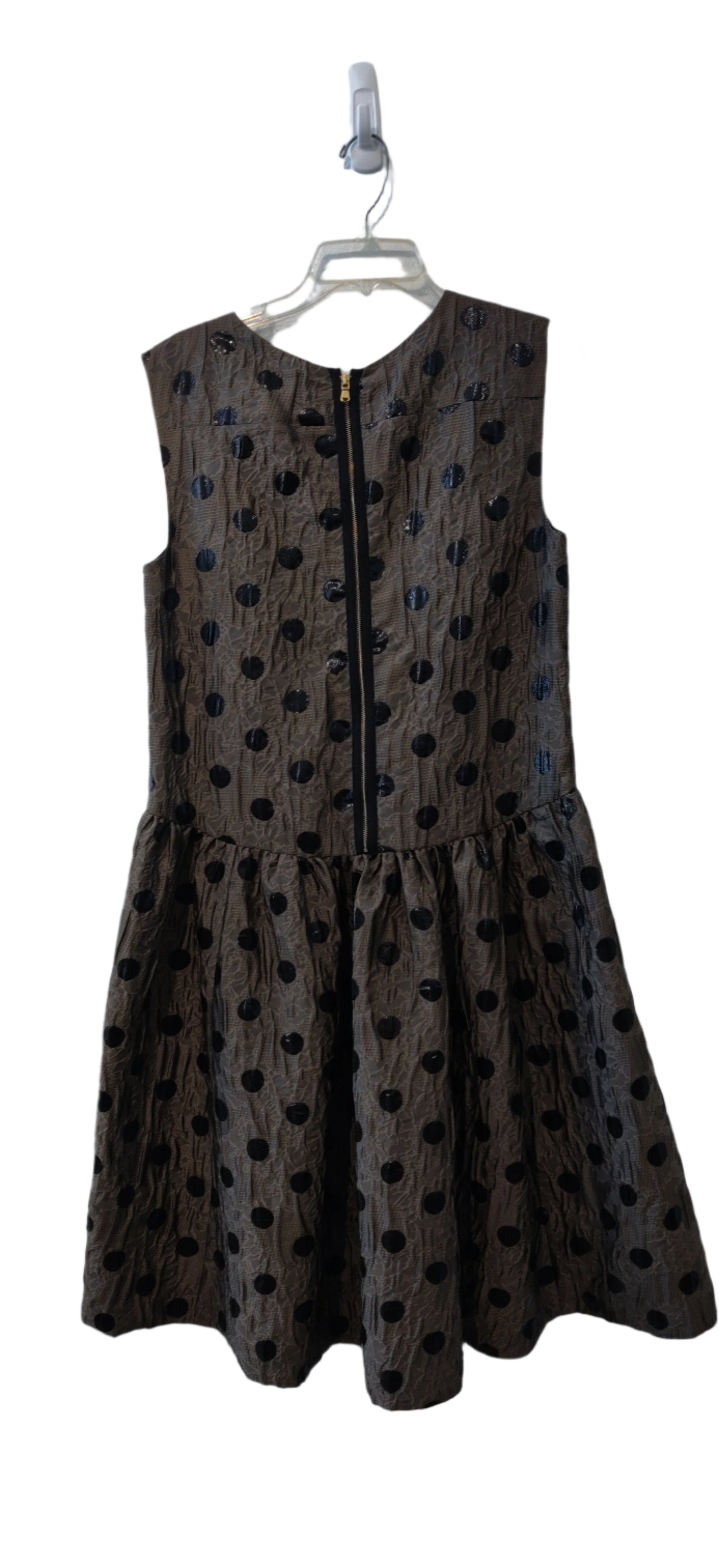 Marc Jacobs Brown Polka Dot Midi Dress