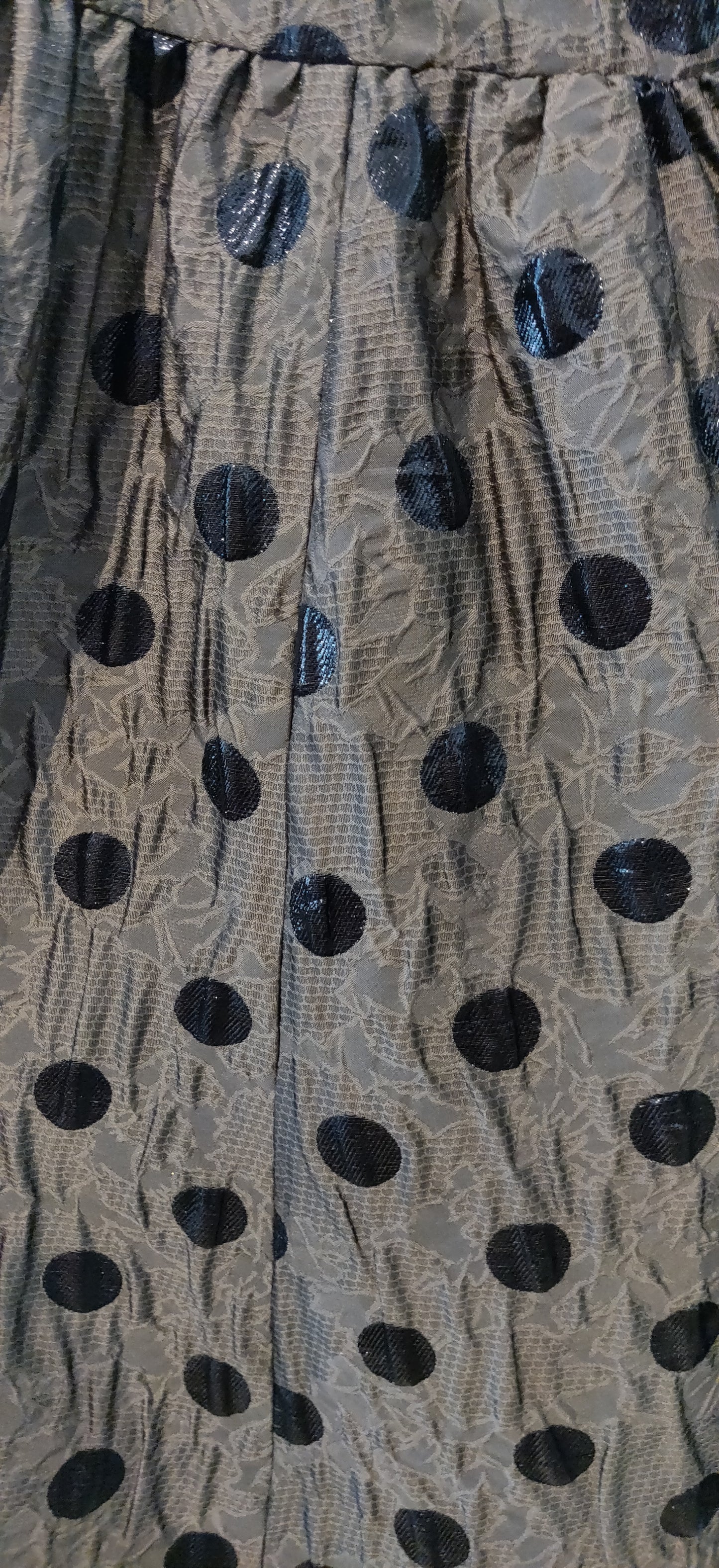 Marc Jacobs Brown Polka Dot Midi Dress