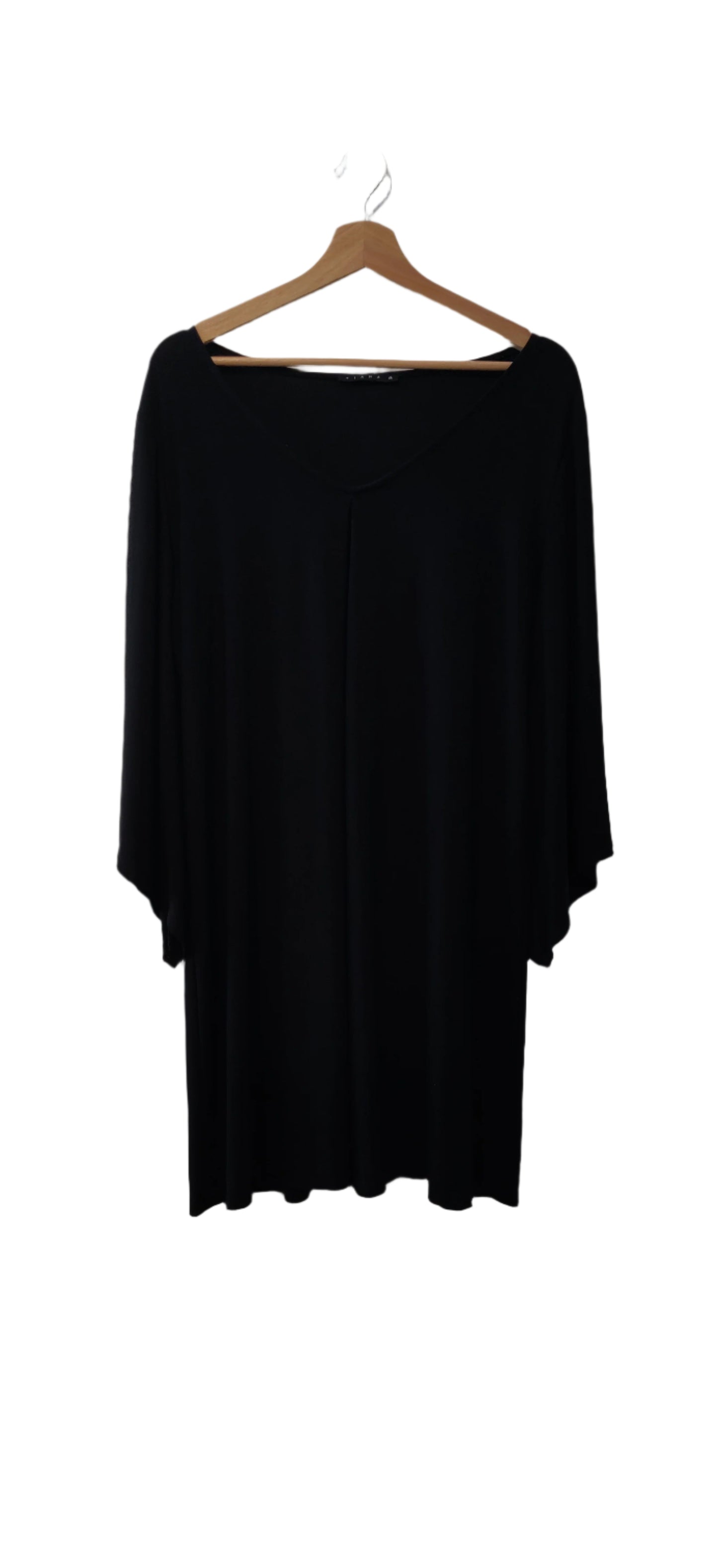 Tiana B. Black Shoulder Shift Dress