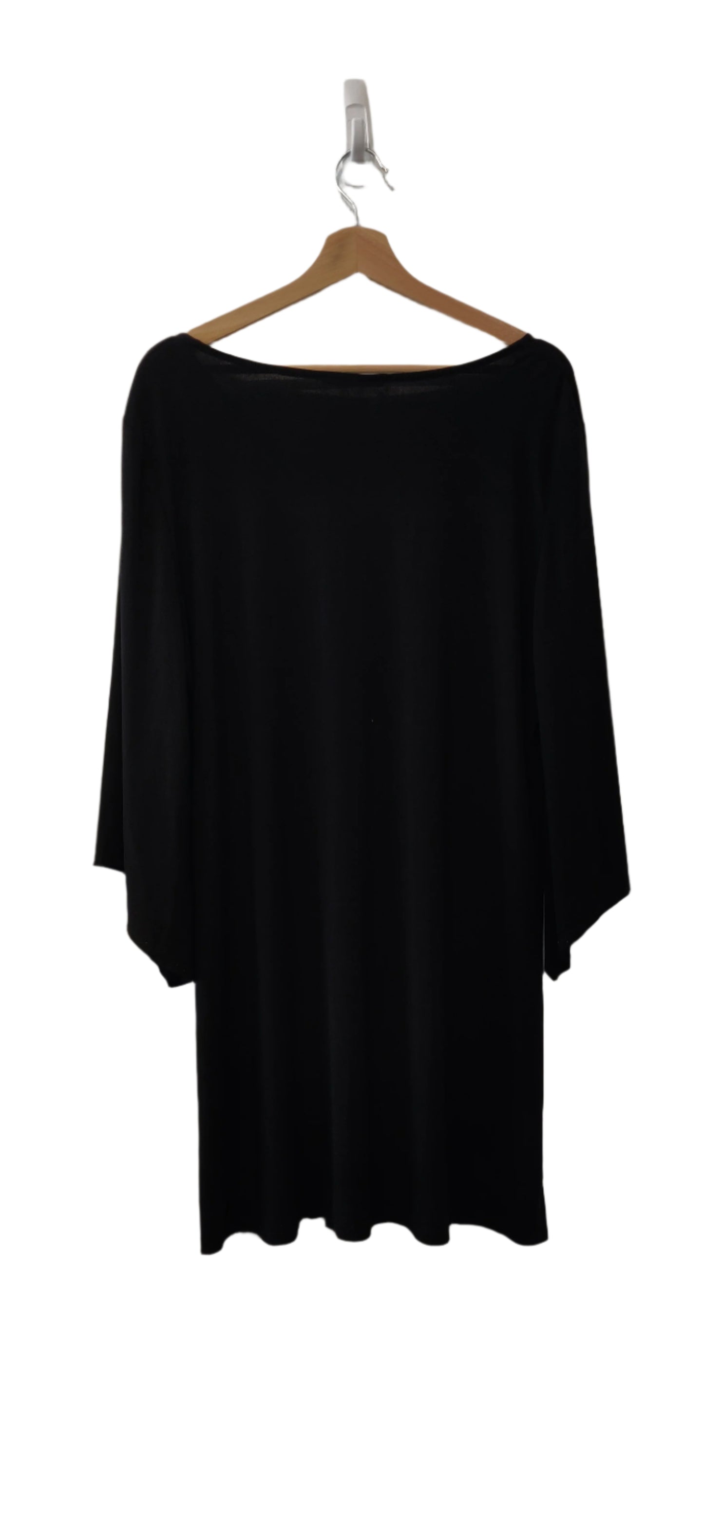 Tiana B. Black Shoulder Shift Dress