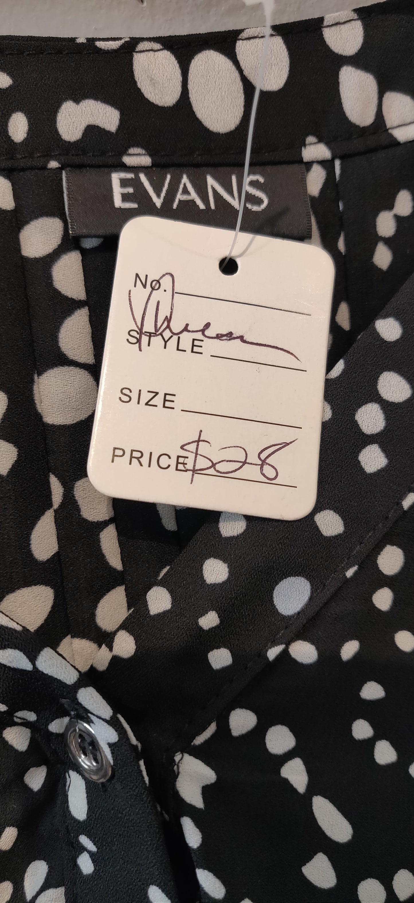 Evans Black Midi Flora Dress