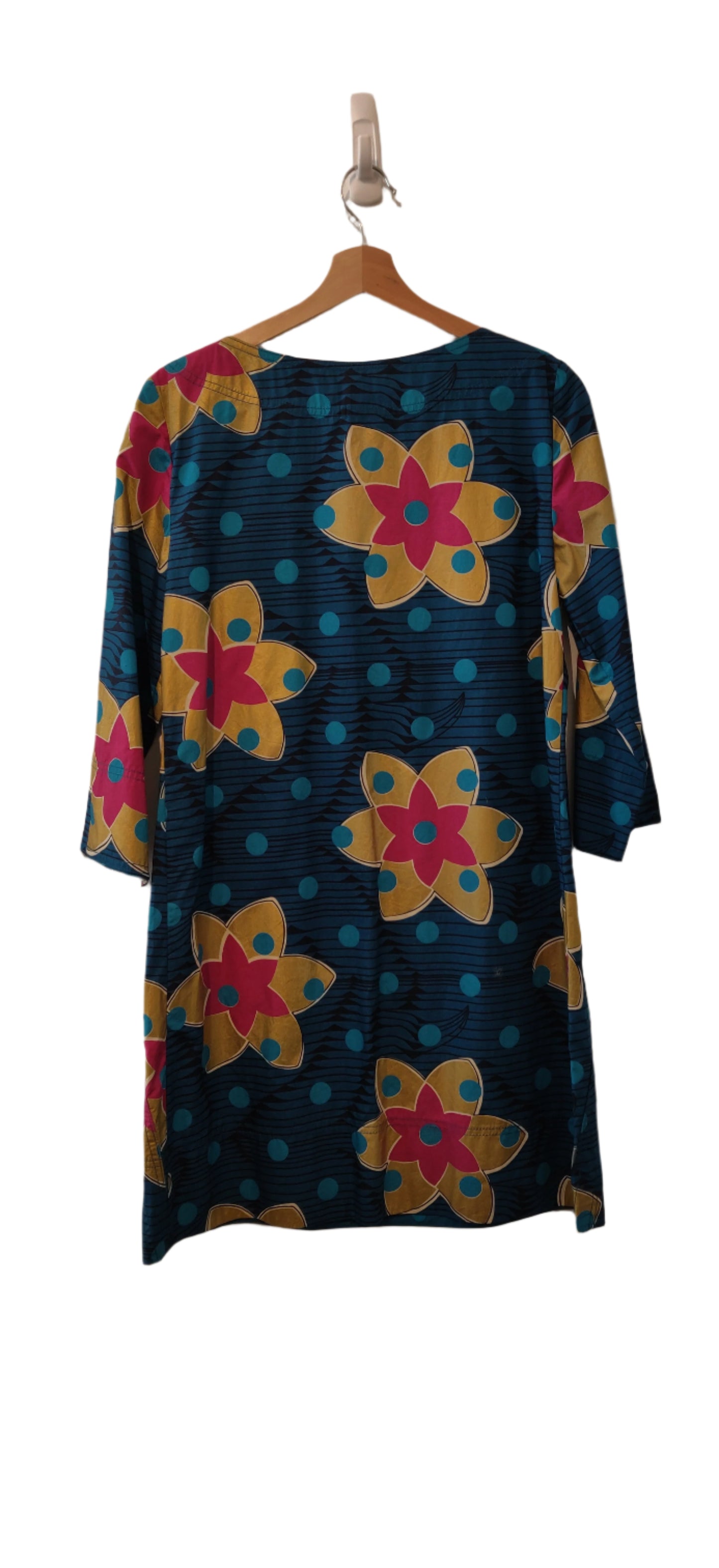 MARC BY MARC JACOBS Graphic Floral Blue Dress