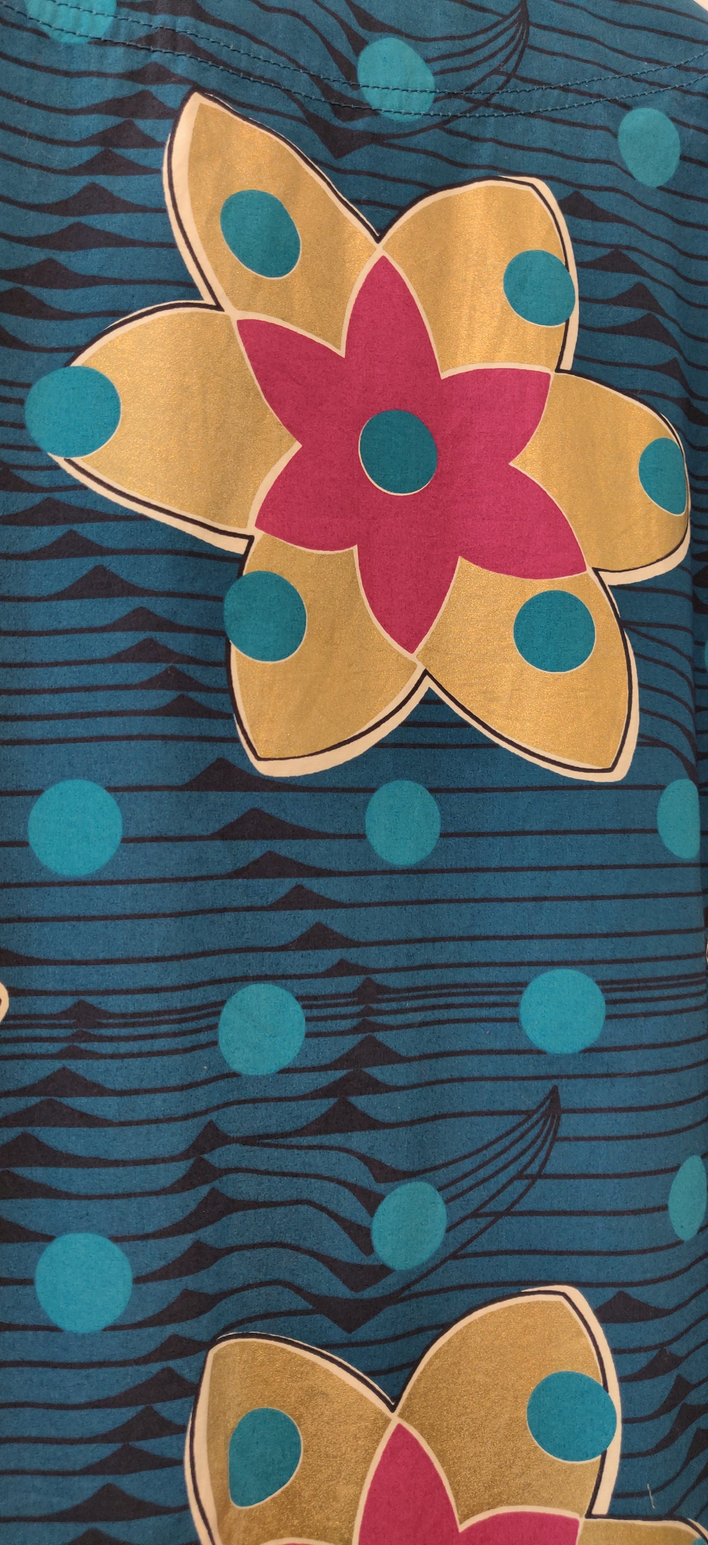 MARC BY MARC JACOBS Graphic Floral Blue Dress
