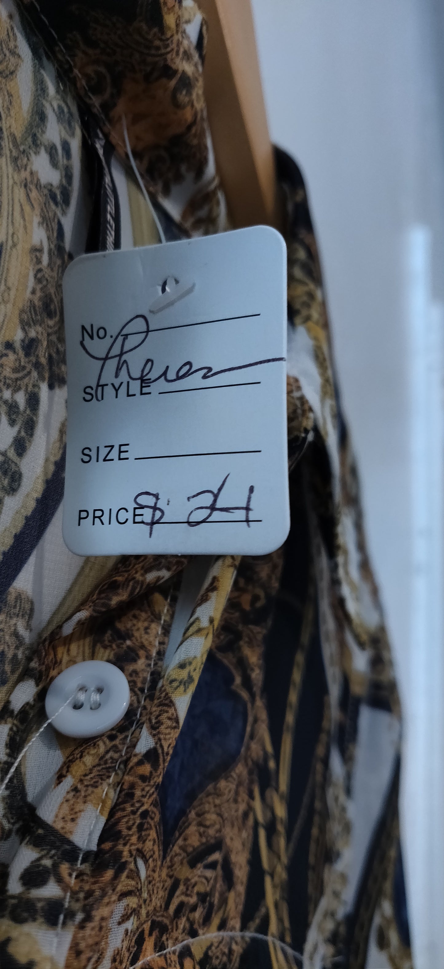 Pretty Little Thing Sheer Long Sleeve Printed Women's Shirt