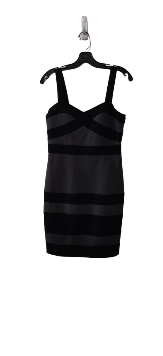 BCX Dress Gray And Black Body Con Bandage