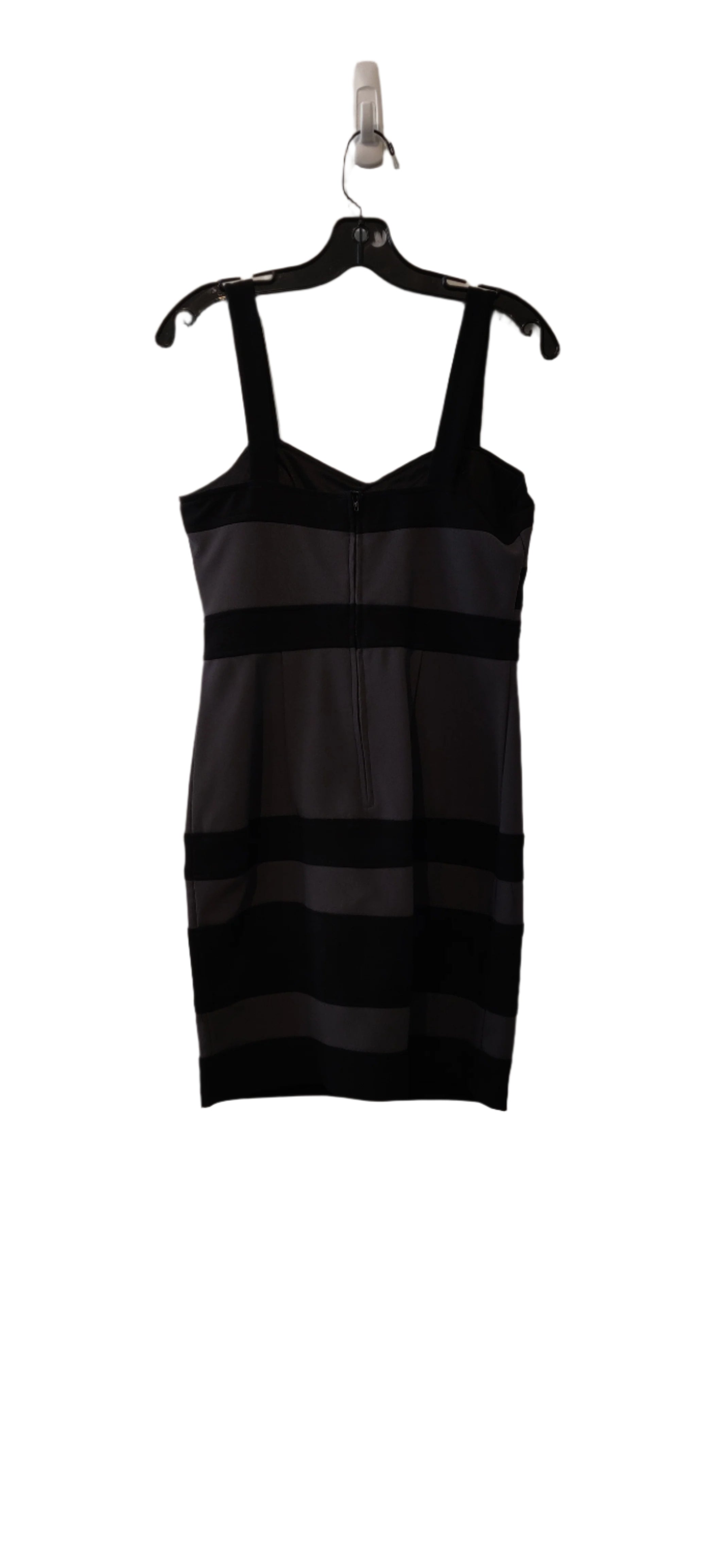 BCX Dress Gray And Black Body Con Bandage