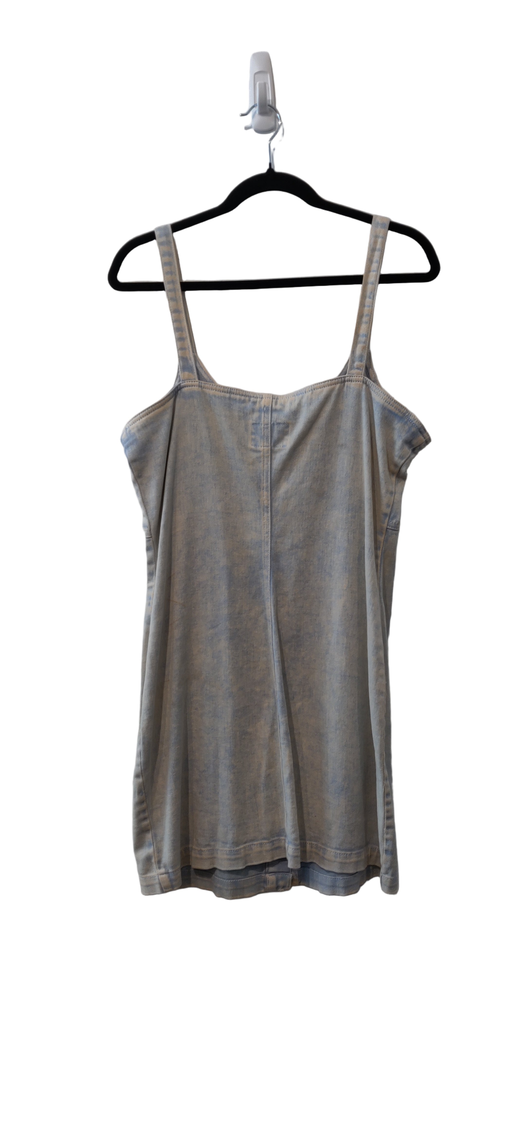 TinselTown Blue Denim Coverall Sleeveless Dress
