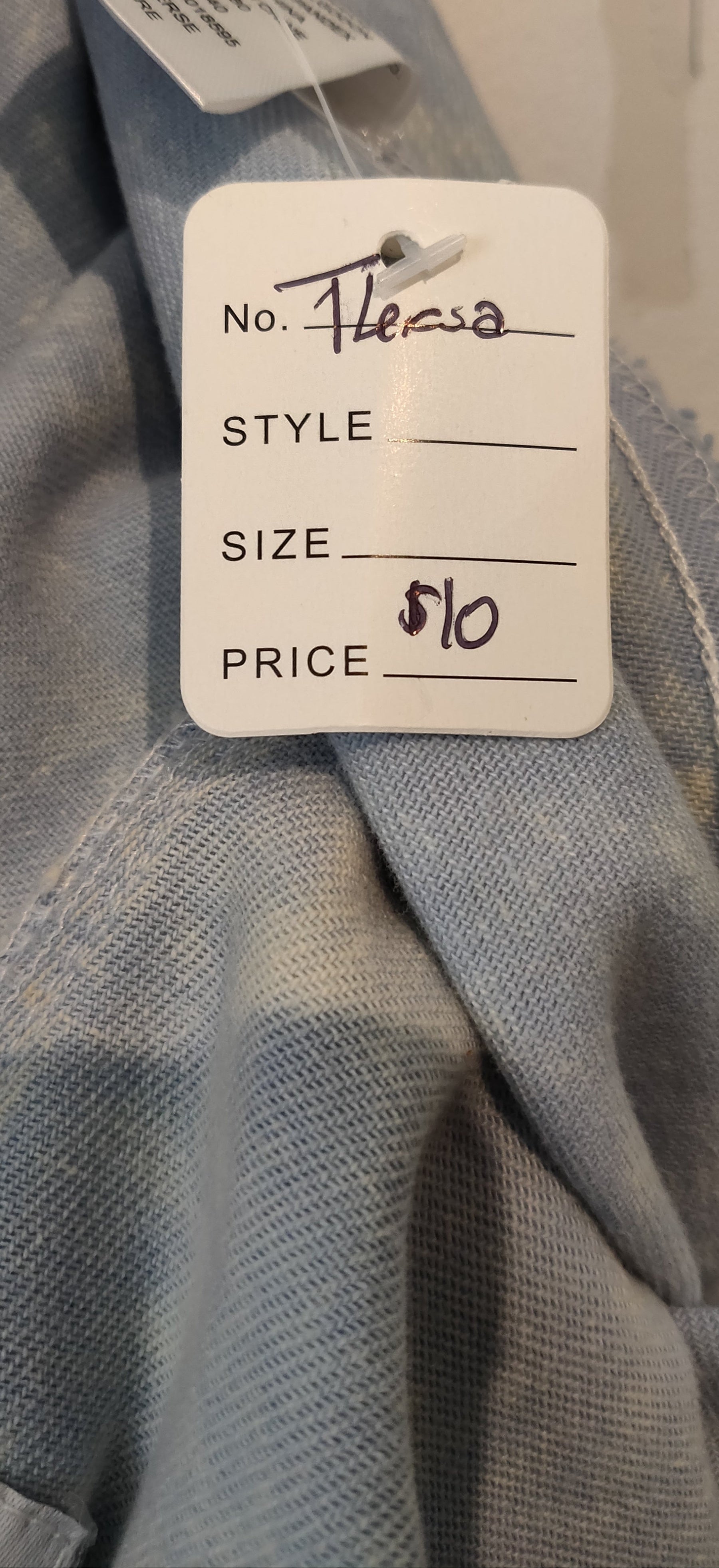 TinselTown Blue Denim Coverall Sleeveless Dress