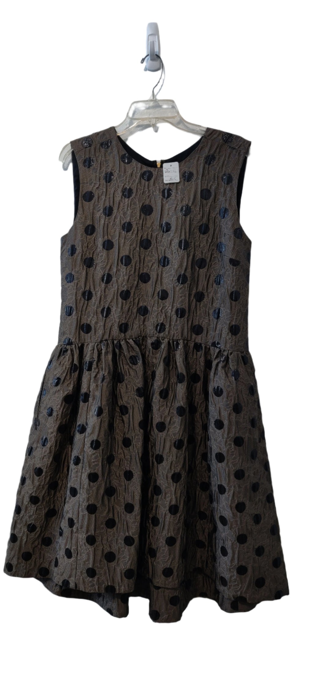 Marc Jacobs Brown Polka Dot Midi Dress