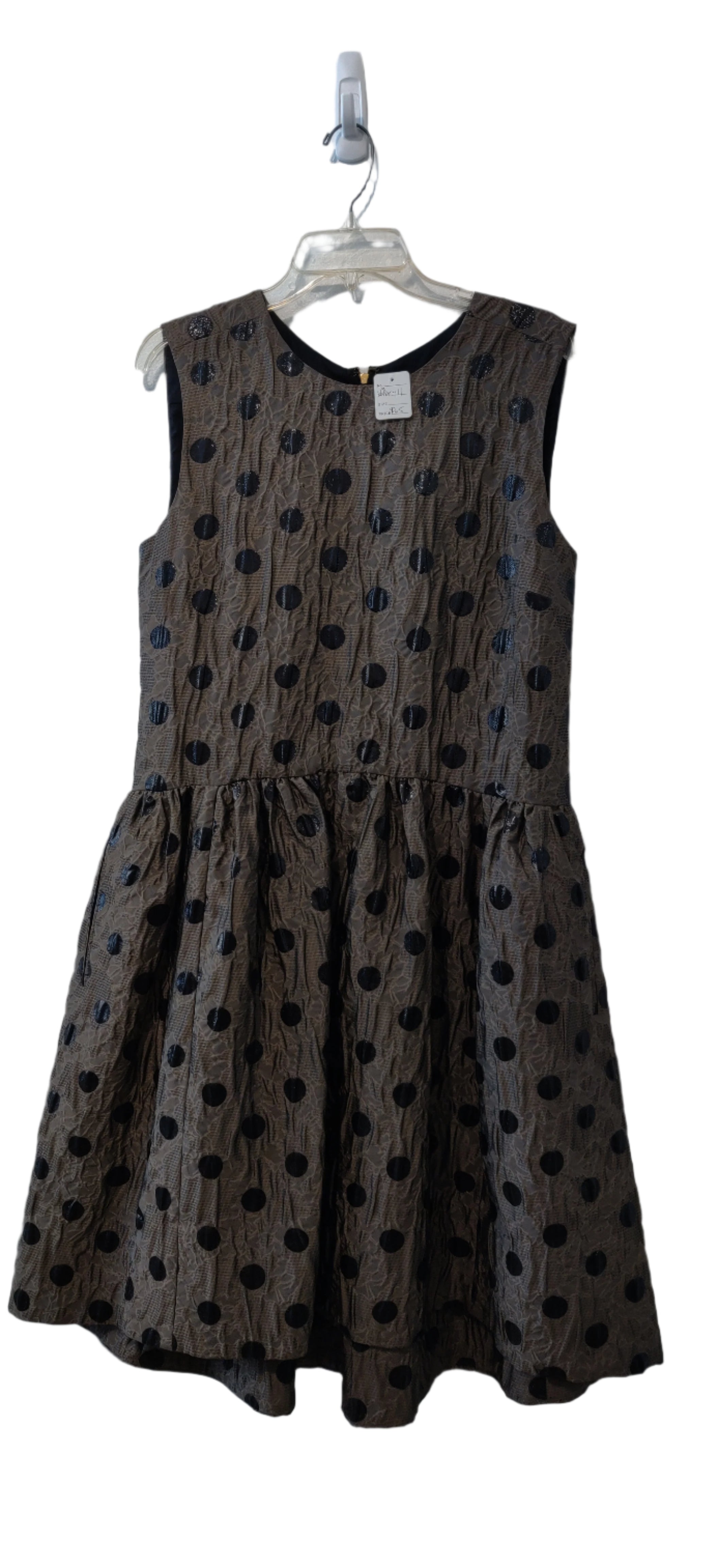 Marc Jacobs Brown Polka Dot Midi Dress