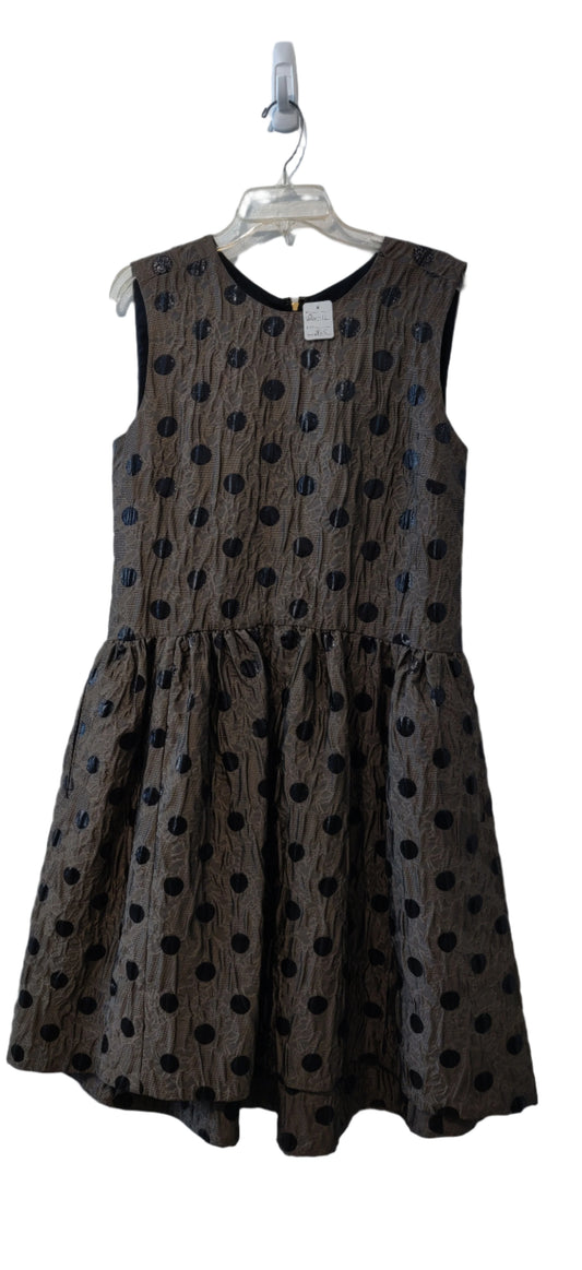 Marc Jacobs Brown Polka Dot Midi Dress