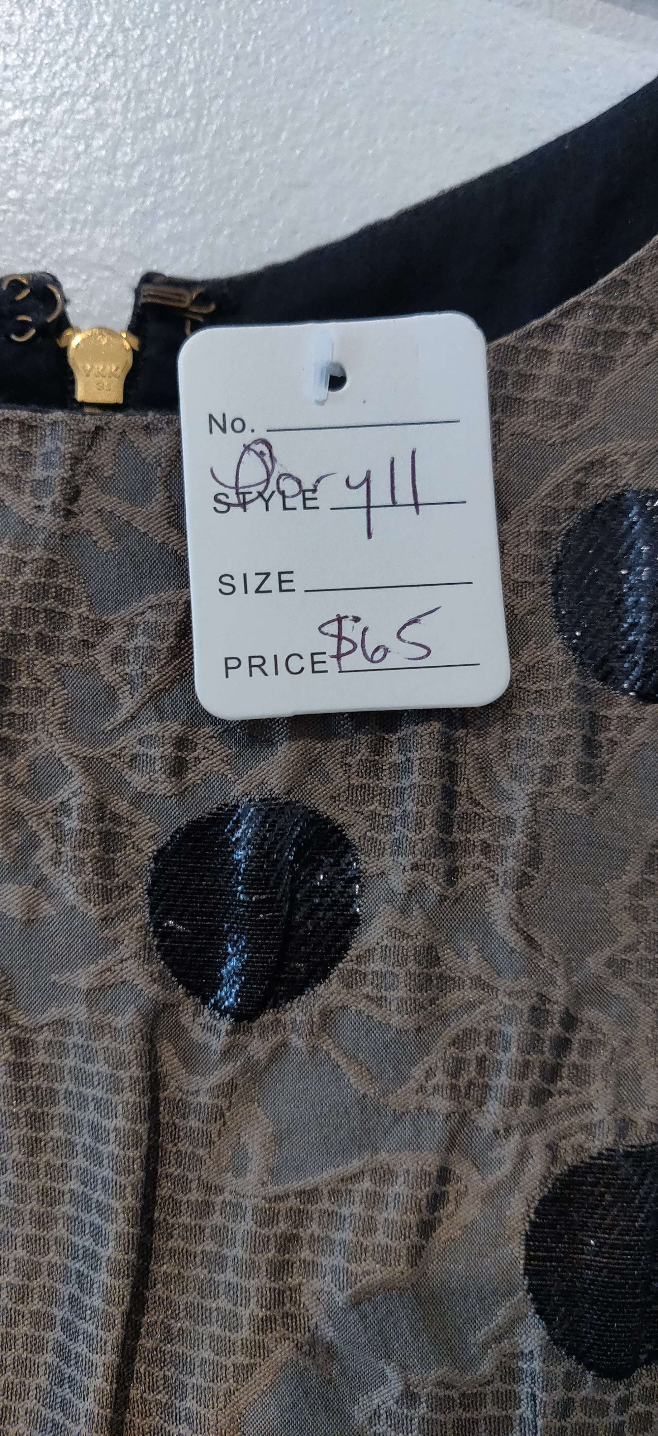 Marc Jacobs Brown Polka Dot Midi Dress
