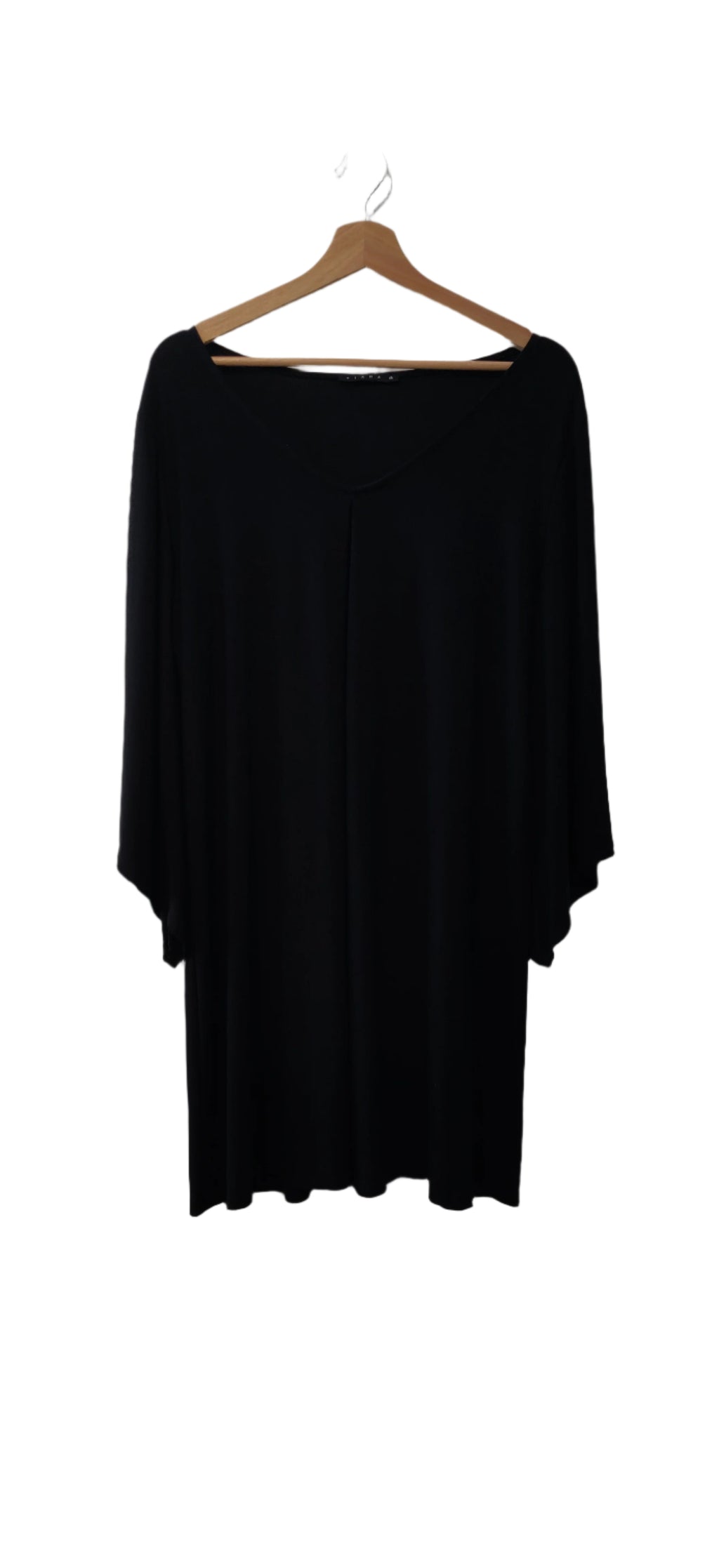 Tiana B. Black Shoulder Shift Dress