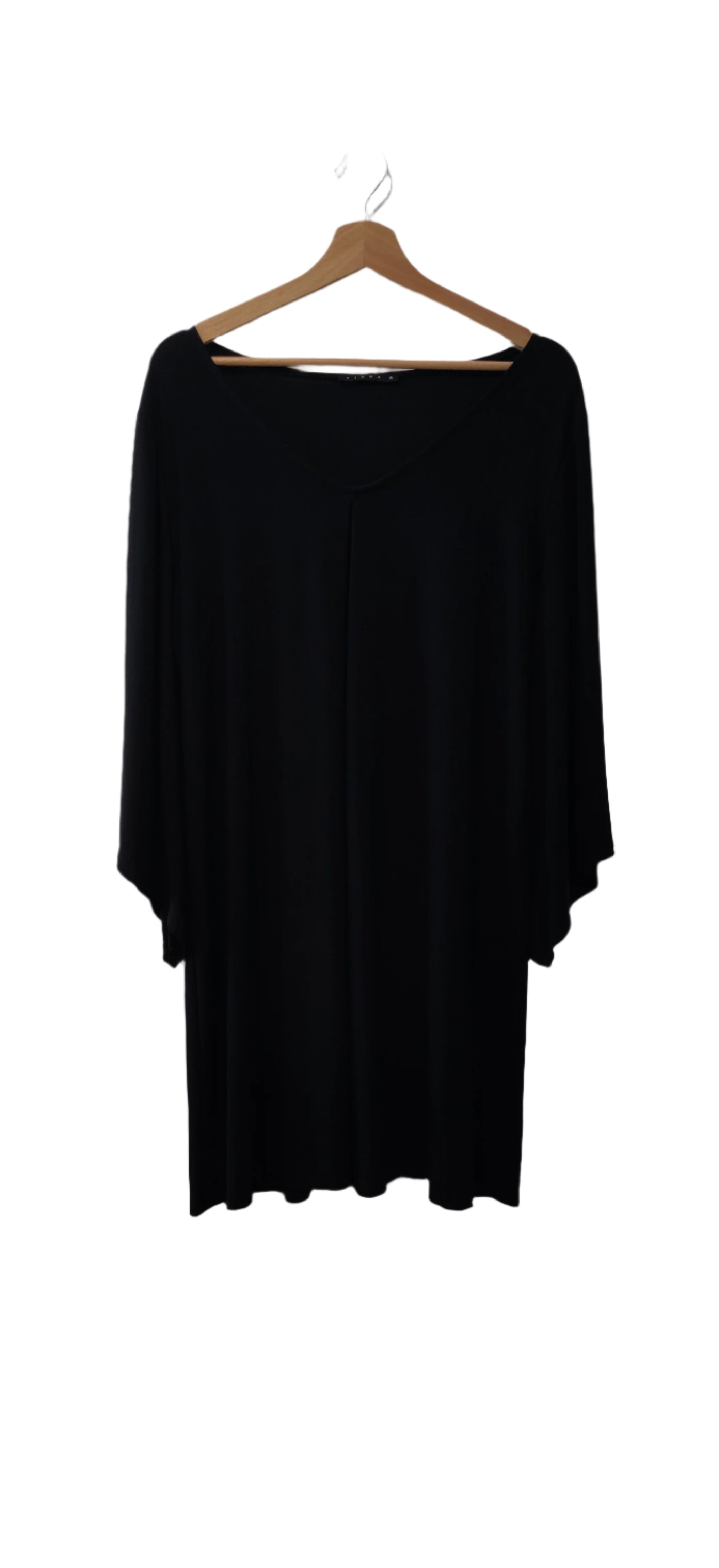 Tiana B. Black Shoulder Shift Dress