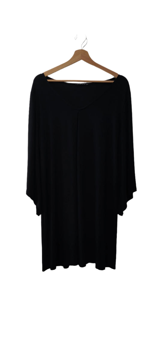 Tiana B. Black Shoulder Shift Dress