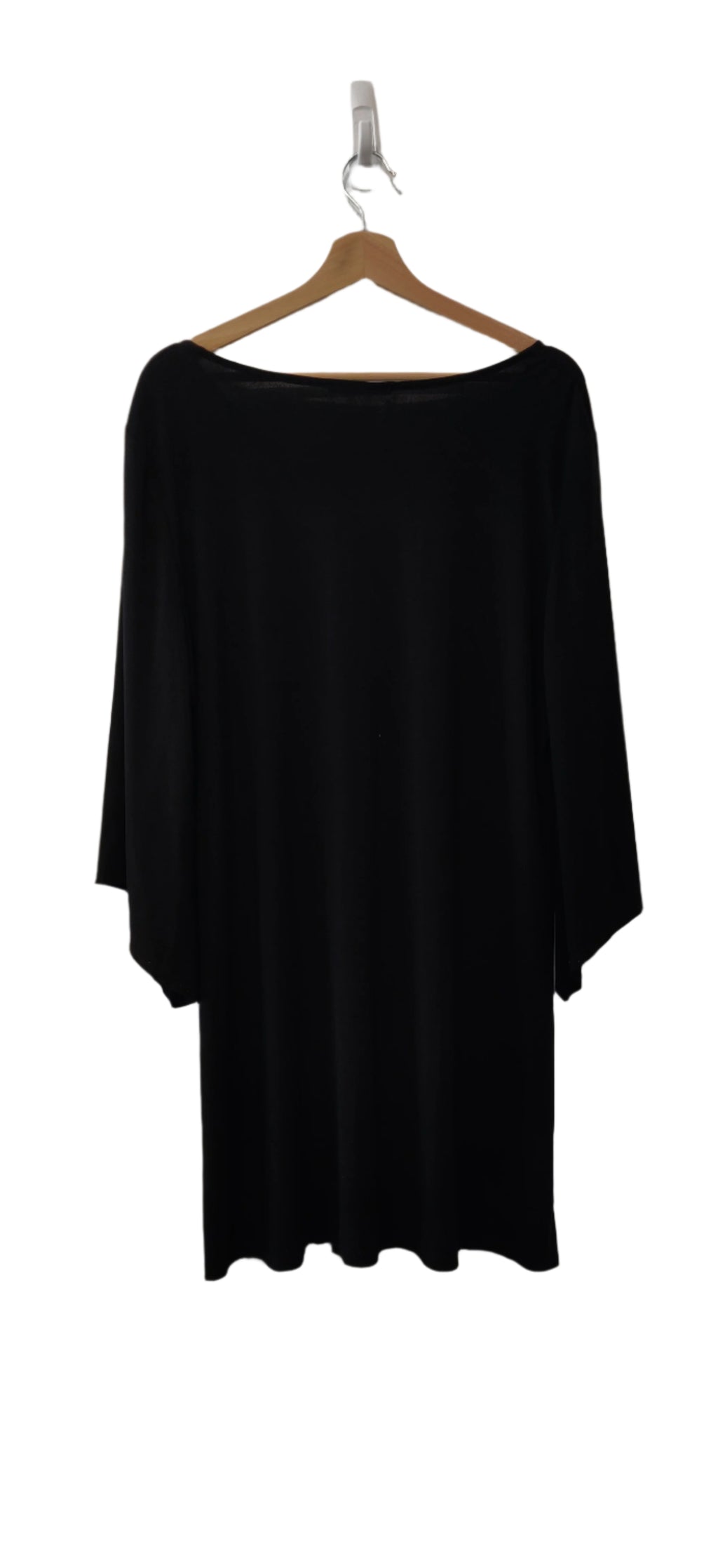 Tiana B. Black Shoulder Shift Dress