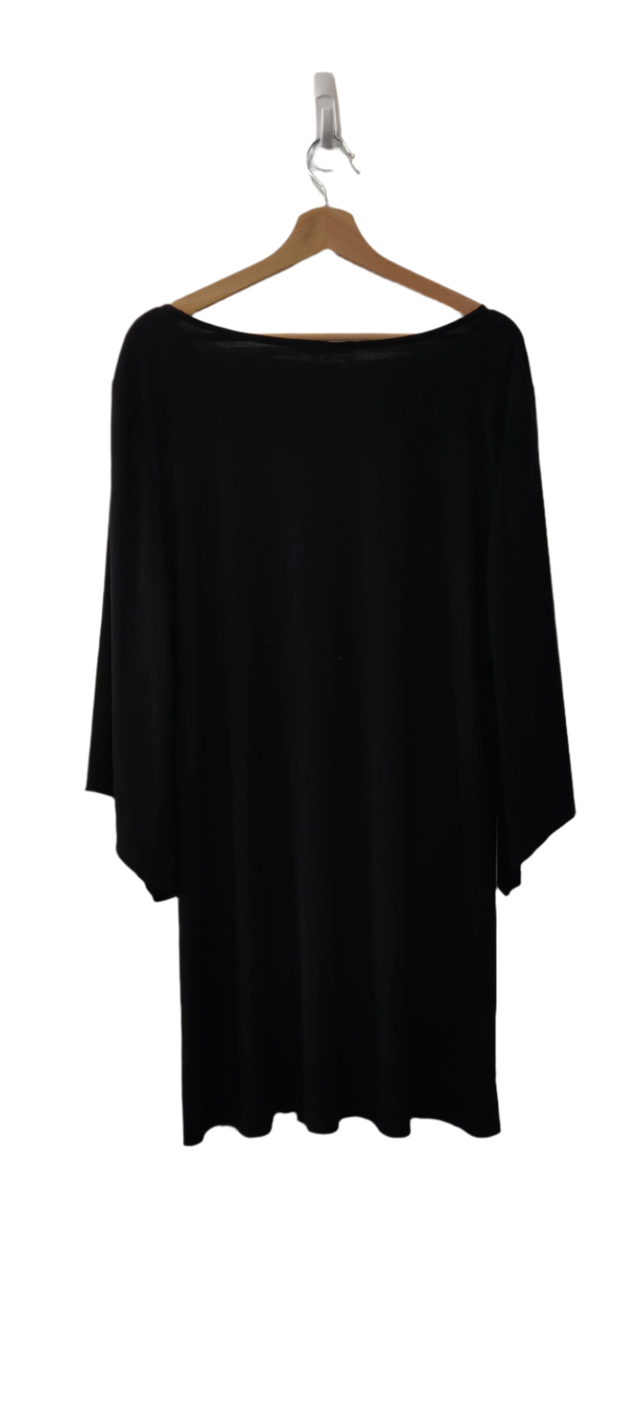 Tiana B. Black Shoulder Shift Dress
