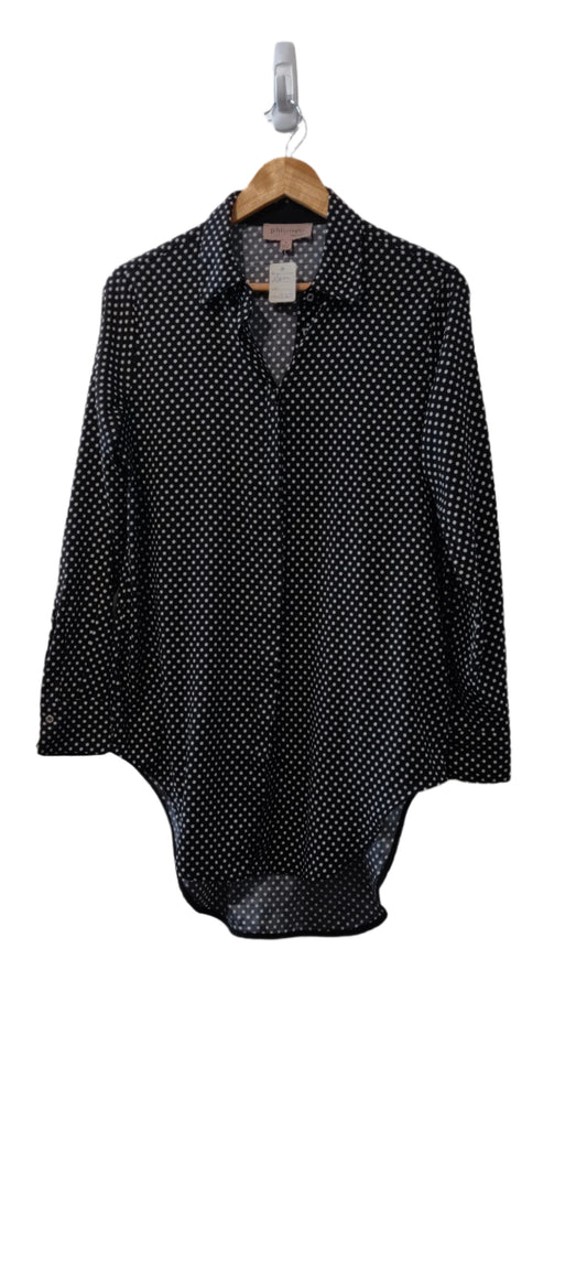Philosophy Republic Button Up Polka Dot Blouse