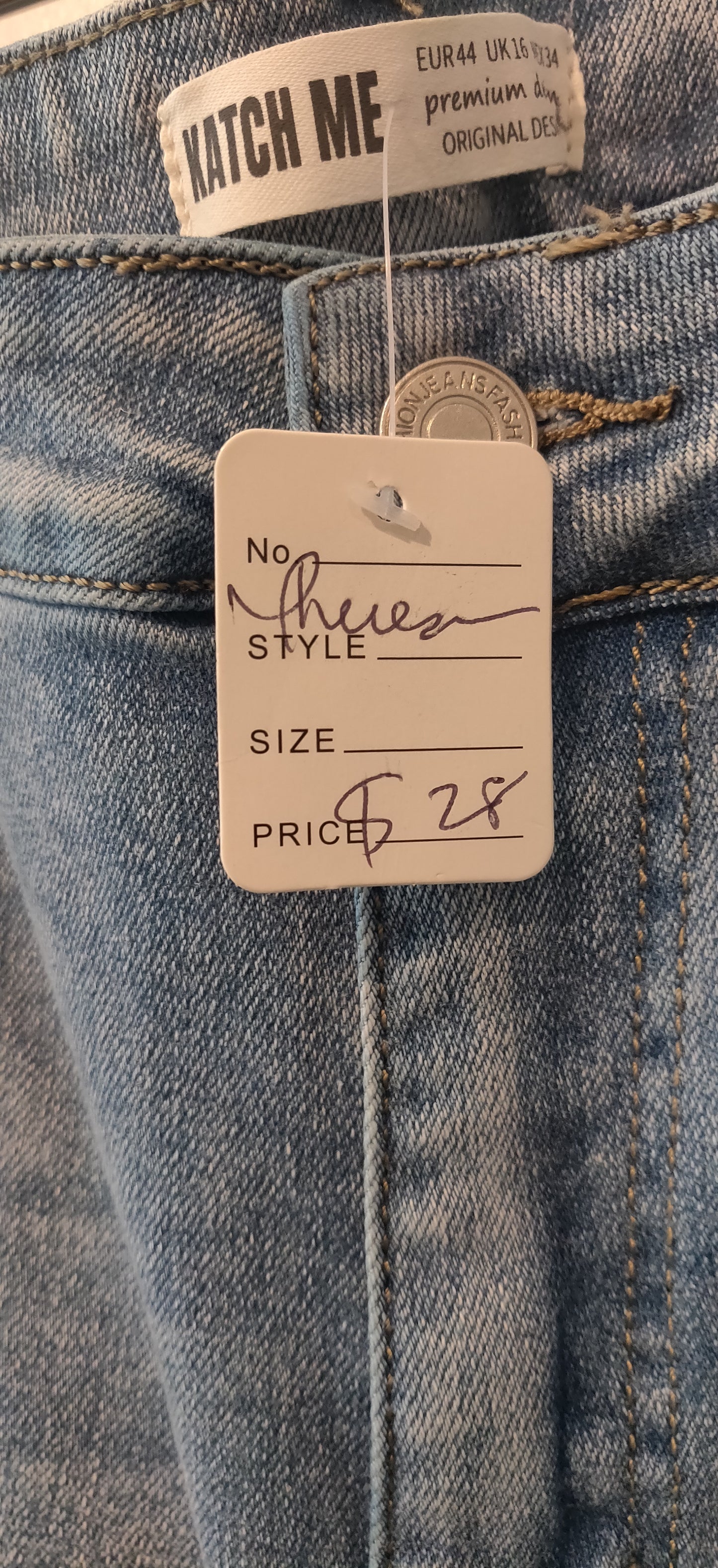 Katch Me High Rise Denim Jeans