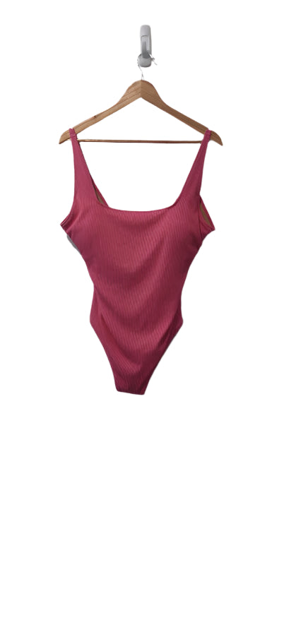 OLD NAVY Pink One Piece Textured Swimsuit