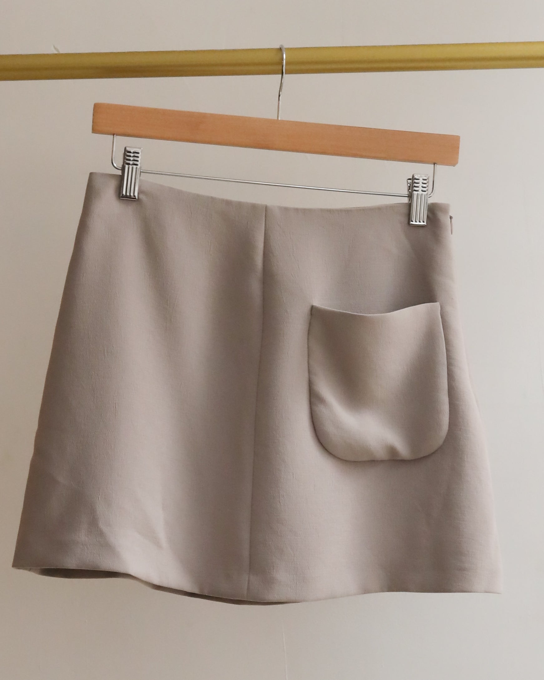 Gray Micro Mini Skirt - Size 4